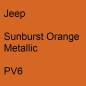 Preview: Jeep, Sunburst Orange Metallic, PV6.